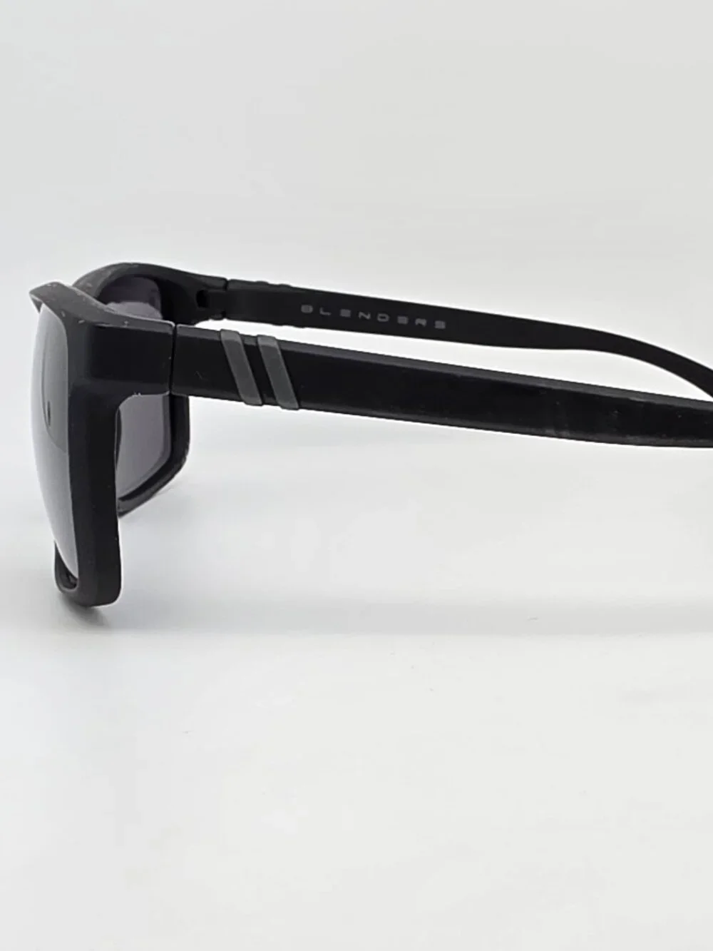 Blenders Mesa Victory Lane Black Rubber Frame Polarized Smoke Lens Sunglasses